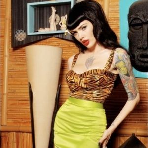 🐯 Deadly Dames Tiger Top size M